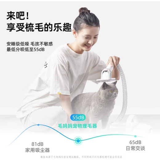 Mao Mama pet hair trimmer multi-functional shaver electric clipper for cats and dogs special combing and suction brushing tool G2 five-in-one hair trimmer