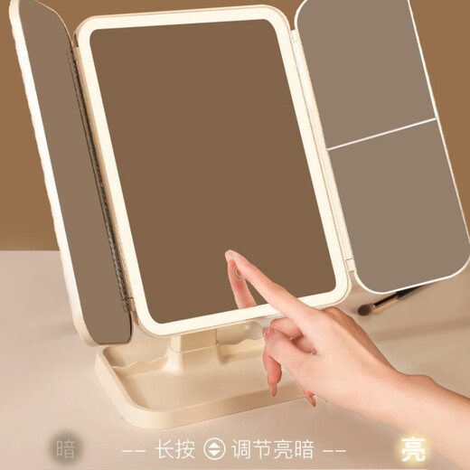 Modern makeup mirror with light led high-definition mirror smart beauty mirror vanity mirror desktop mirror birthday gift for women