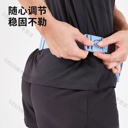 DECATHLON Sports Running Waist Bag Chest and Waist Dual-Purpose Lightweight Outdoor Mountaineering Cycling Mobile Phone Bag Unisex TSC3 Vibrant Orange One Size