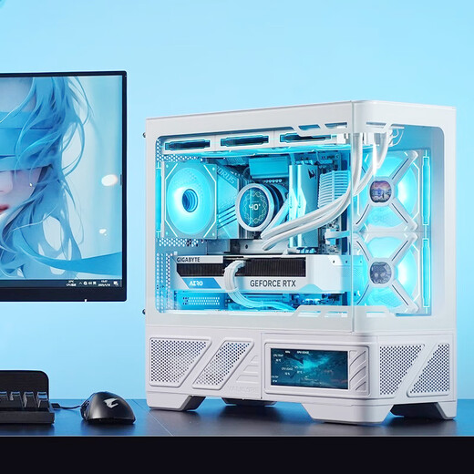 ASUS family bucket 9800x3d host RTX5070Ti 5080/5070 graphics card assembly computer host game host e-sports design desktop host DIY complete machine 9800X3D+9070XT丨Configuration five