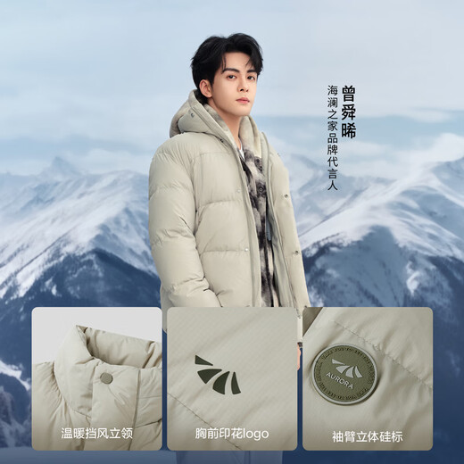Recommended by the Chairman of Heilan House (HLA) 005 Down Jacket for Men Same Style as Zeng Shunxi Aurora 95 Down Jacket for Men Black 10 L 175/92A Recommended 140-160 Jin Jin is equal to 0.5 kg