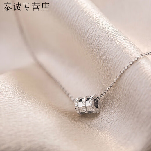 KZD Old Phoenix 999 Pure Silver Exquisite Necklace Women's Necklace Temperament Pendant Simple Versatile Clavicle Chain Small Waist Necklace Silver Same Style