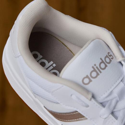 Adidas ENTRAP American campus style low-top sports sneakers boyish retro basketball shoes Adidas white/gold 38