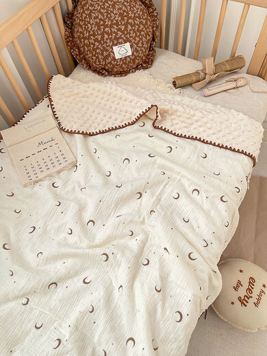 Sleep Bean Bean Bean Blanket Baby Cover Blanket Newborn Baby Soothing Bean Bean Quilt Children's Blanket Kindergarten Spring and Autumn Xingyu Xinyue 110*100 Suitable for 0-2 years old