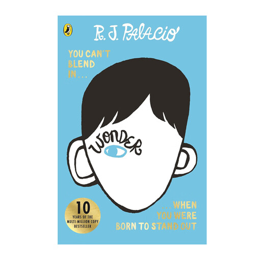 Wonder 奇迹男孩英文原版小说 青春励志 纽约时报热销英文书 文学同名电影原著 搭配flipped怦然心动夏洛的网Charlotte's Web GGB 绿山墙