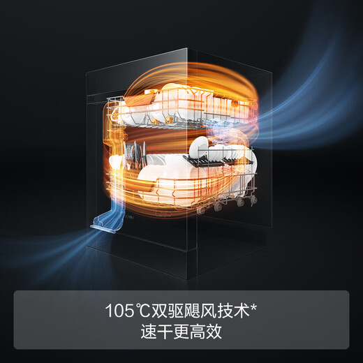 FOTILE's blockbuster new product, built-in household dishwasher, Panda series newly upgraded 19 sets of large capacity, independent steam sterilization 02-V16, national subsidy