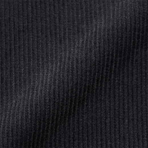 MUJI Men's Corduroy Light Pants Men's Long Pants Casual Pants Men's 25th Autumn New Product AE10AA5A Black M (170/80A)