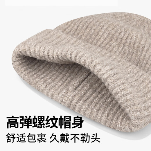 Red Dragonfly Wool Hat Women's Autumn and Winter Warm Knitted Hat Ear Protection Loose Cold Hat Thickened Wool Pile Cotton Hat