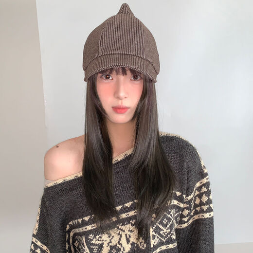 Mulberry striped duck tongue pacifier beret women's spring and autumn big face small newsboy hat retro big head painter's hat gray one size