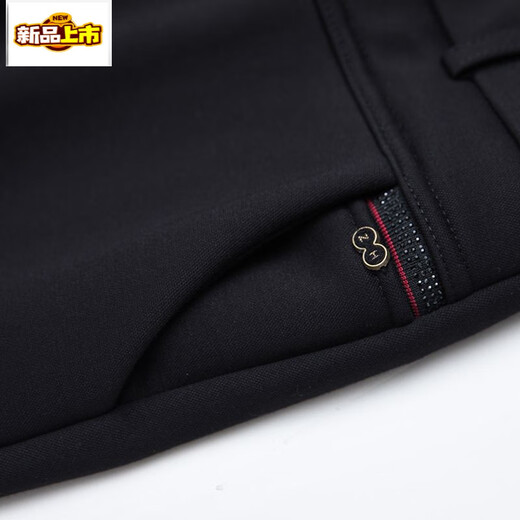 Chujing Mom Autumn and Winter Velvet Pants Women's Loose Large Size Middle-aged and Old Mothers Thickened Warm Casual Outerwear Straight Trousers Meteor Shower Velvet Thickened 6XL /34 Recommended 156-165Jin Jin is equal to 0.5kg