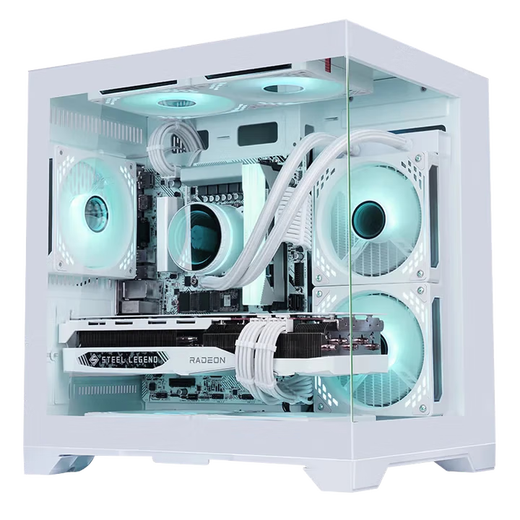 ASUS AMD Ryzen R7 5700X 9500F RTX5060 9060XT graphics card sea view room computer Delta mobile tile e-sports game console DIY desktop assembly machine R5 9600X丨RTX5060 O8G