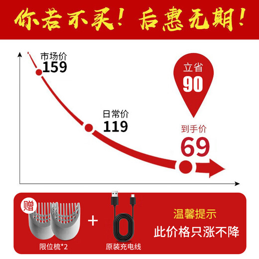 Chuxian electric private part shaver shaver for men and women, armpit hair, pubic hair removal, body hair trimmer, nose hair eyebrow trimmer, private part anal hair removal shaver, shaver and trimmer, supreme lighting version, four blades + whole body available + battery display