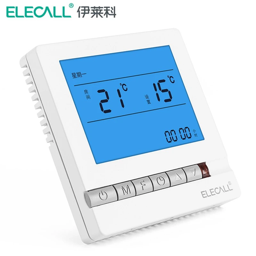 ELECALL universal water and floor heating control panel smart thermostat home button type water and floor heating EK8805H-W white