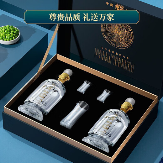 Xifeng Liquor Xifeng Shaanxi Feng-flavor Liquor Gift Box Grain Wine Wedding Banquet New Year's Gift Holiday Gift 52 Degree 500mL 6 Bottles Full Box of Mellow Collection