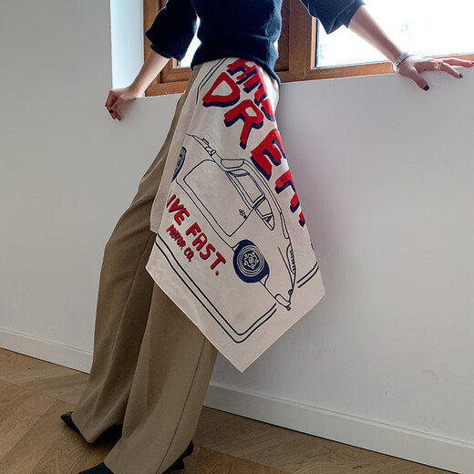 West Coast hip-hop street dance scarf small square scarf for women and men trendy brand American turban street headband retro Japanese scarf yellow