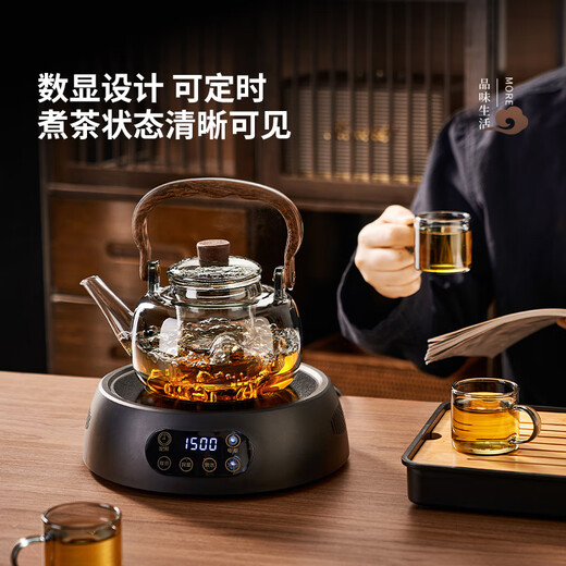 Yipot tea boiling teapot electric ceramic stove teapot boiling kettle glass office home health small kung fu tea set