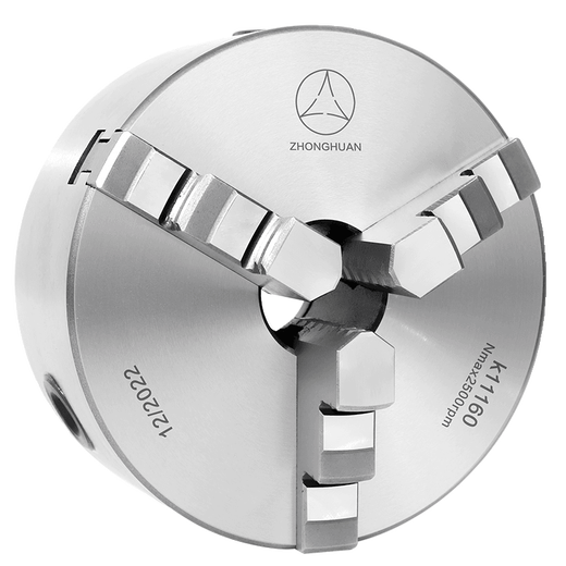 Zhonghuan three-claw chuck 11 high-precision CNC instrument lathe chuck 10-inch manual three-claw grab plate 250320C K21-200 front piercing 3 holes