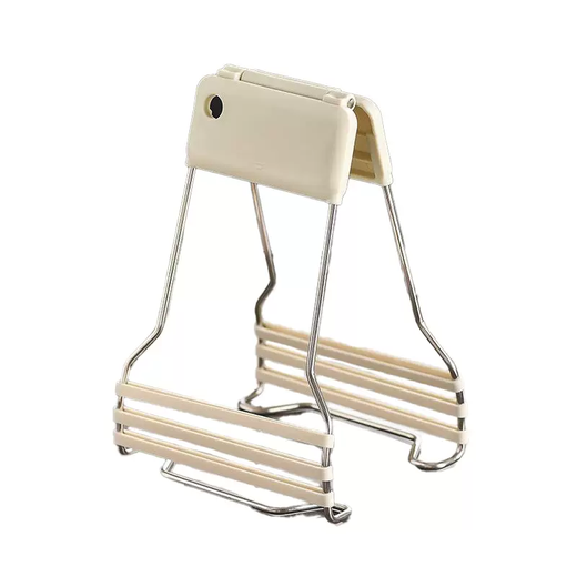 Yusenyi kitchen anti-scalding bowl clamp household silicone plate lifter bowl clamp 2024 new anti-slip microwave plate lifter anti-scald plate lifter blue-white