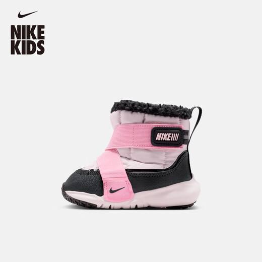 Nike (NIKE) small flying saucer baby easy to put on and take off warm sports boots winter plush baby for boys and girls NIKE DD0303