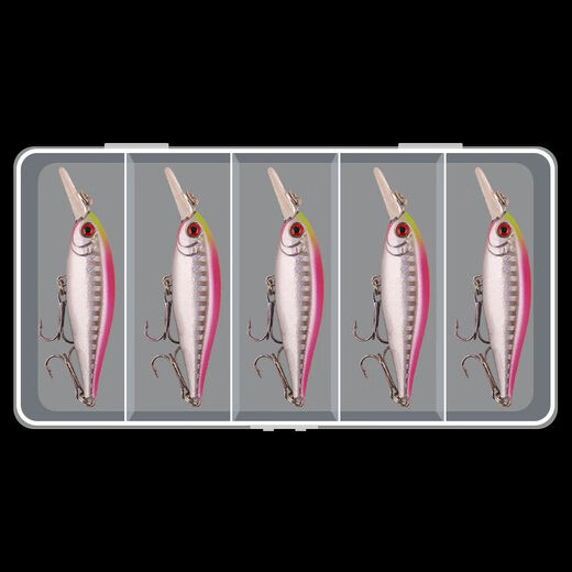 Submersible Minollua Bait White Strip Freshwater Simulated Bait Boxed Fishing Gear Fishing Supplies 2