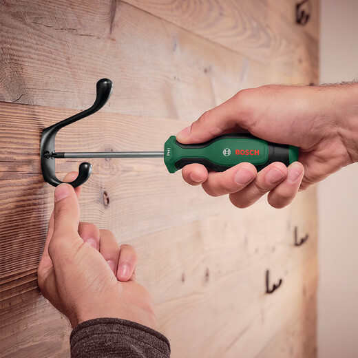 Bosch (BOSCH) S2 screwdriver German magnetic screwdriver set screwdriver repair and disassembly machine one-word Phillips screwdriver PH2x125