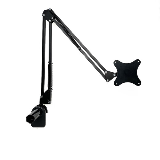 Shijanu 18-inch portable monitor stand universal VESA mechanical arm horizontal and vertical screen metal elevated stand black universal cantilever + 5.8-8.8cm mobile phone clip