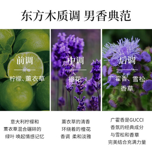 Gucci (GUCCI) Guilty Love Men's Eau de Toilette 90ml Oriental Fragrance Imported Birthday Gift for Men to Give to Friends Self-operated