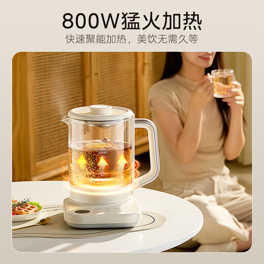 Midea pure titanium 0 coating health kettle kettle constant temperature household tea kettle fully automatic integrated electric kettle tea maker 1.5L MK-YS15PY2-Ti