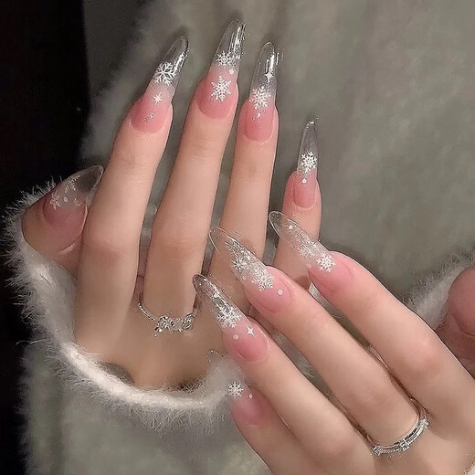 SNQP Christmas creative makeup tattoo stickers Christmas tree gingerbread man atmosphere festive atmosphere face decoration cute stickers silver snowflake face stickers one pack