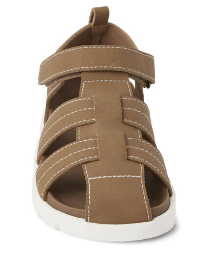 GYMBORee Boys and Toddlers Fisherman Sandals Slippers Tan 11 Little Kid