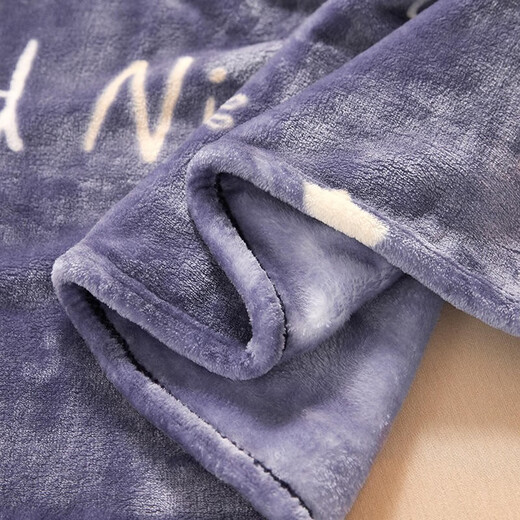 Yalu winter nap blanket thickened blanket single home air conditioning blanket office cover blanket bed sheet student lunch blanket starry sky deer BZ [dual use of bedding] 150x200cm single blanket