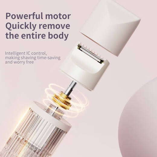 RASW German brand vaginal shaver private parts electric shaver double-headed shaver washable leg hair armpit hair bikini private double-headed male and female vaginal shaver