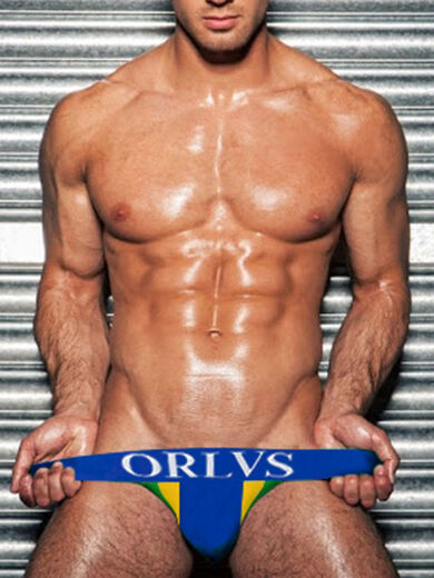 T-string men's summer breathable low-waist sexy underwear mesh white double thong hip-lifting youth breathable pants black OR14 cotton M