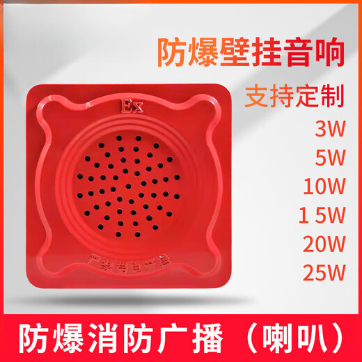 Explosion-proof fire emergency broadcast speaker speaker indoor and outdoor waterproof ceiling wall-mounted speaker 10W
