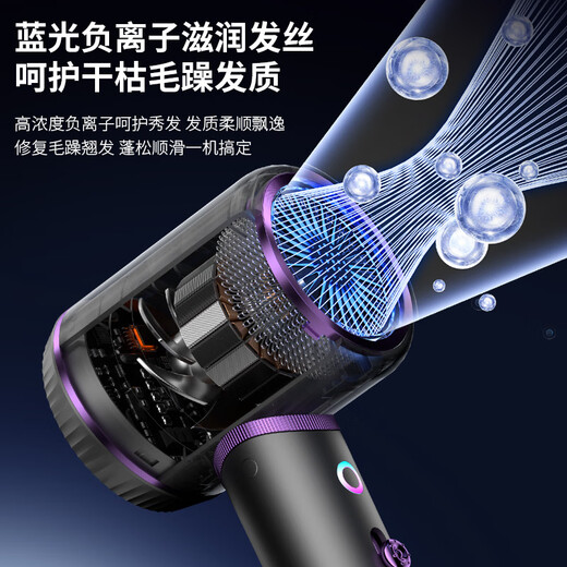 Xiaomi Baby Series Hair Dryer Home High Wind Negative Ion Hair Care Hair Dryer Barber Shop High Power Non-Hurting Electric Hair Dryer Gray 2400W + Ultra High Speed + Negative Ion Hair Care