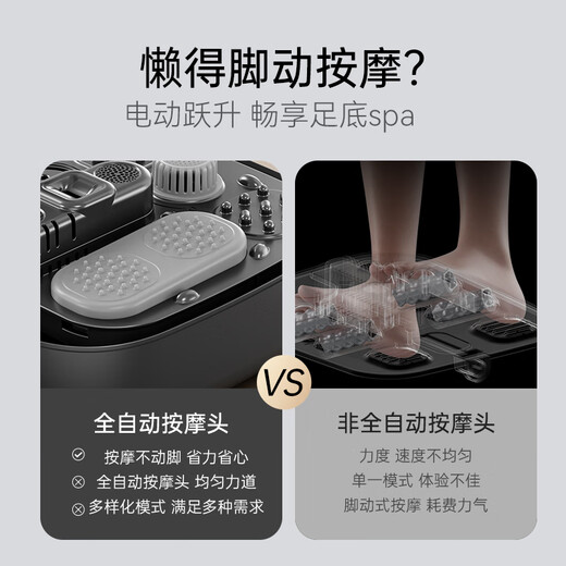 Haier Foot Bath Bucket Fully Automatic Soft Rubber Massage Foot Bath Constant Temperature Heating Small Butler Sterilizing Foot Bath Bucket Foot Basin OCC Birthday Gift for Women and Men HQY-J631H