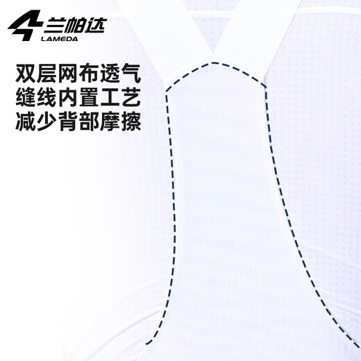 Lampada 5-15 Arrow Feather Double Arrow Cycling Pants Autumn and Winter Fleece Warm Bib Trousers Men's and Women's Cycling Jersey Fleece Bib Trousers Navy Blue Men's L