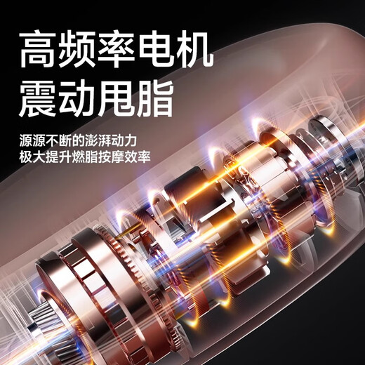 German Fascia Ring Fascial Gun Fat Slinging Machine Slim Belly Slimming Artifact for Lazy People to Lose Fat Waist and Abdomen Massage Whole Body Flagship Model - Gray Free Massage Belt/9-level Dual Mode Massage Relaxation