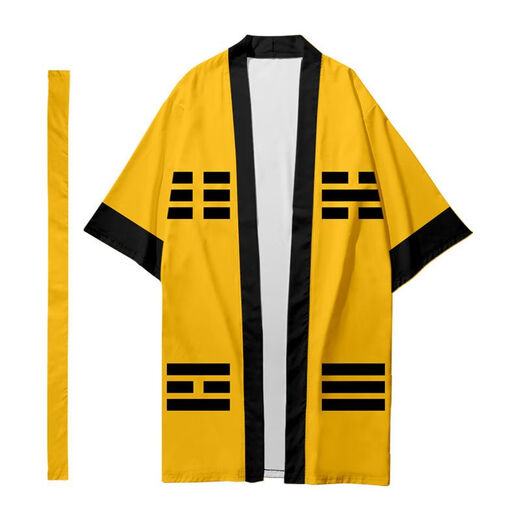 Shifansen (SHIFANSEN) Chinese style Bagua Taoist robe performance clothing Men's and women's casual clothes Hanfu ancient style cloak cardigan coat spring and summer clothing 3H35 vest XXS children's code contact customer service