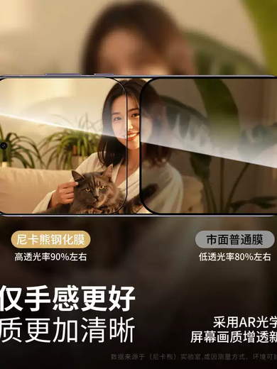 FN.V. Nikka bear tempered film is suitable for OnePlus ace6/OnePlus ace5pro. Comes with a dust-free compartment and high-definition dust-proof and explosion-proof protection. 1 piece of high-definition black edge tempered film electroplating tape for OnePlus Ace6.