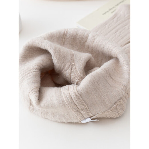 Zi Jiafu Baby Socks Autumn and Winter Girls Leggings Autumn and Winter Outerwear Thin Velvet Baby Girls Twist Pattern Children's Pantyhose Red One Size S0-12 Months