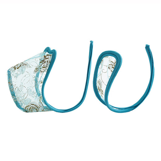 Invisible C-string sexy underwear that can be used by both men and women. Transparent lace couple underwear set with butt-revealing thong. D077 rose red men's style.