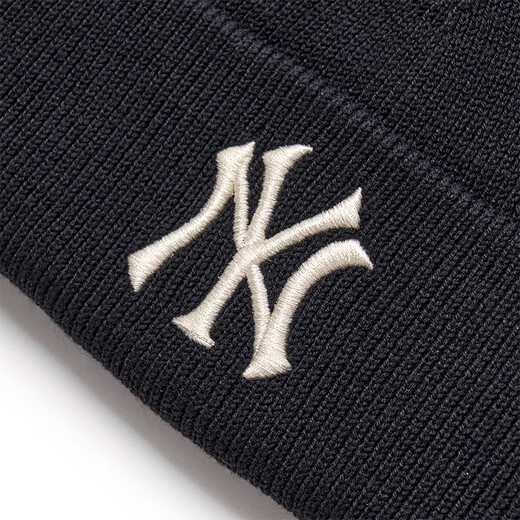 MLB hats for men and women couples knitted hats warm thickened woolen hats versatile in autumn and winter 3ABNV0556-50BKS-F