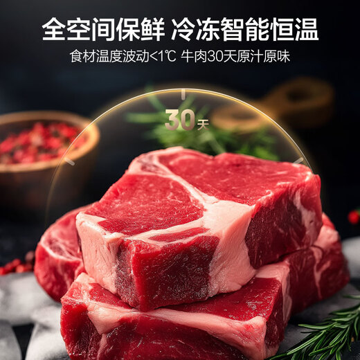 Haier Camellia 485 upgraded 510-liter full-space fresh-keeping 594mm ultra-thin zero-embedded French multi-door refrigerator first-class energy efficiency BCD-510WGHFD1BWFU1