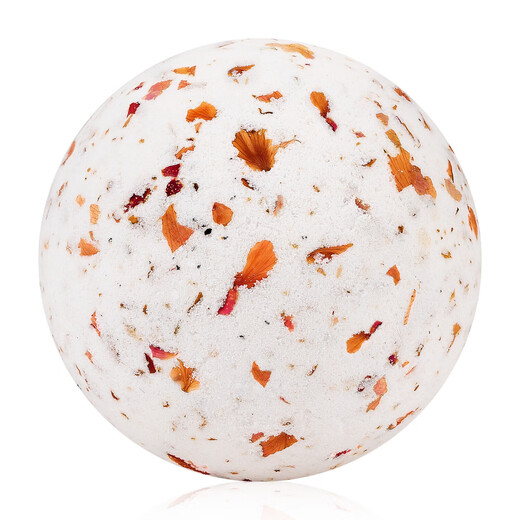 Rose milk bath salt ball bath ball bubble bath dried flower fragrance milk bath essential oil ball long-lasting fragrance 100g milk rose * 2 pieces
