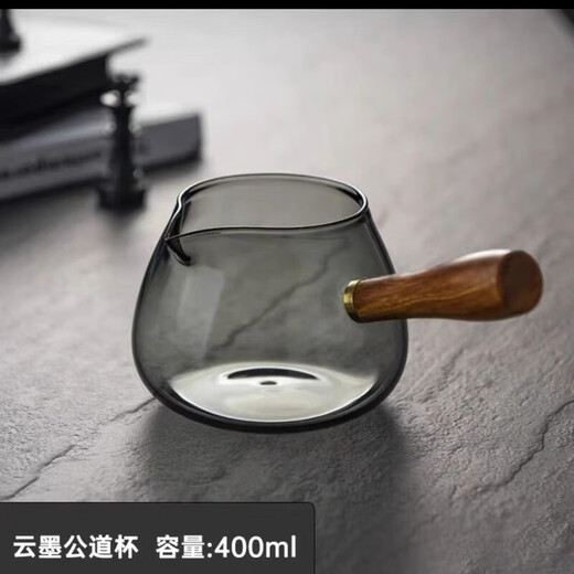 Jianyang 360 Rotating Xiaoyao Pot, High Temperature Resistance, Thickened Fair Cup, New Glass Tea Making Teapot, Teacup and Tea Set Set, Xiaoyao Pot, Transparent-Heatable, Advanced Transparent Color