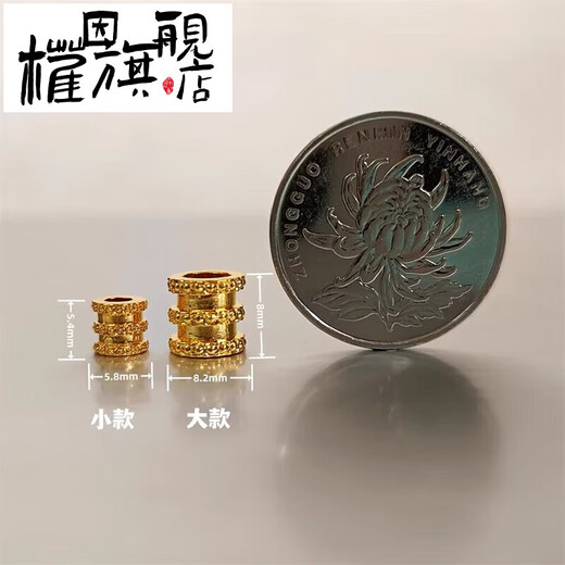 Quan Yin quality 18k gold waist pendant, pure gold 999 gold fashion spring pendant clavicle necklace, large small waist pendant