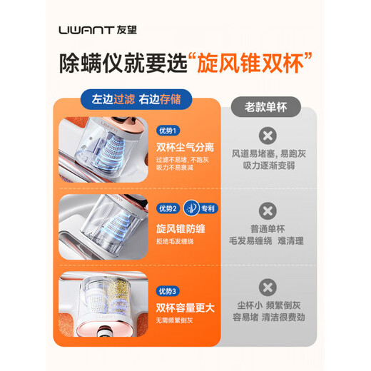 Uwant new product UWANT Youwang Mite Remover Bed Household Vacuum Cleaner Mite Remover Artifact Machine Dabai SE Dabai se Hurricane Suction