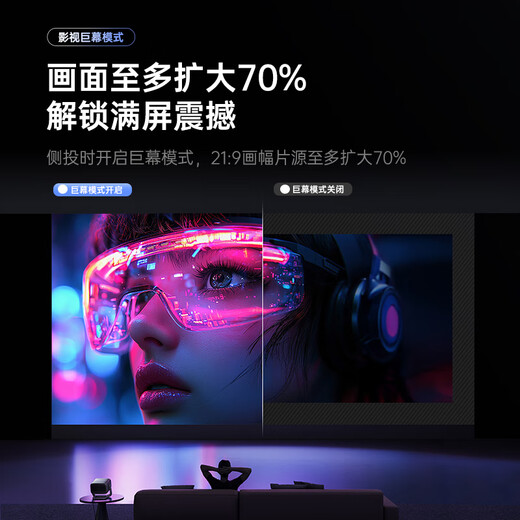 JMGO Projector (JMGO) N5 New 4K Zoom Projector Lossless Ultra HD Pan-Tilt Projector Smart Home Theater 20% National Subsidy