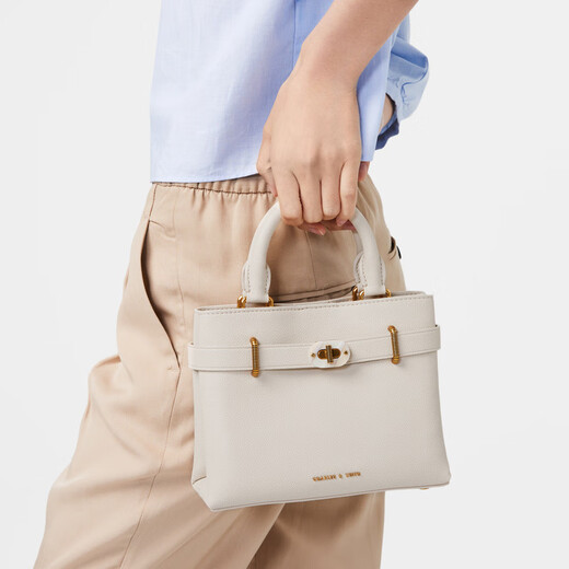 CHARLES&KEITH PU bag Kelly bag small square bag crossbody handbag medium women's multi-color black black